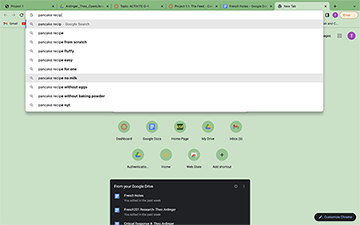 screenshit of a search bar