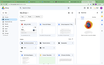 Screenshot of Google Drive on desktop